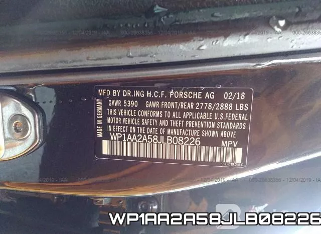 WP1AA2A58JLB08226 фото 9