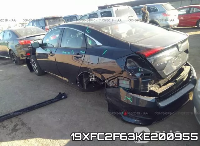 19XFC2F63KE200955 фото 4