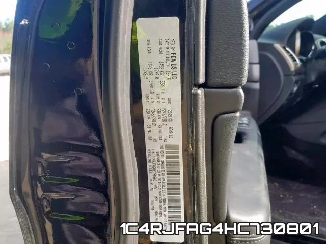 1C4RJFAG4HC730801 фото 2