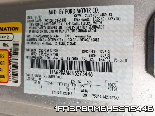 1FA6P8AM6H5275446 фото 2