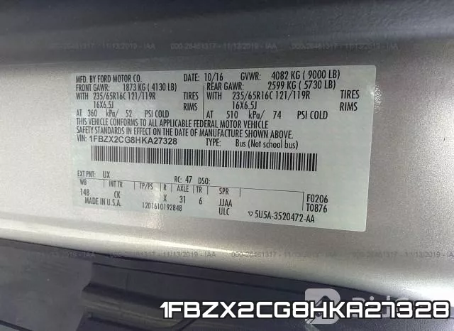 1FBZX2CG8HKA27328 фото 10