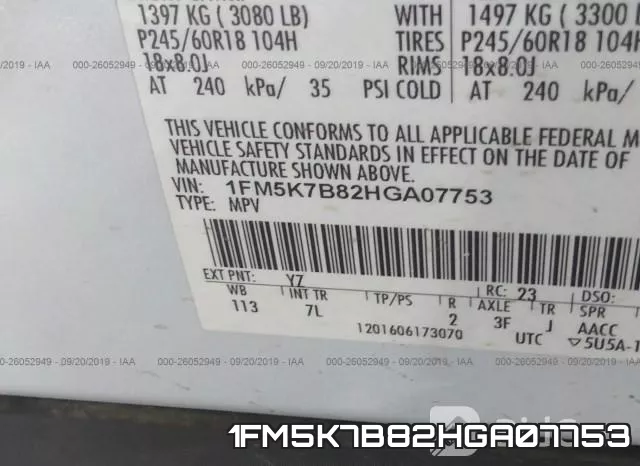 1FM5K7B82HGA07753 фото 10
