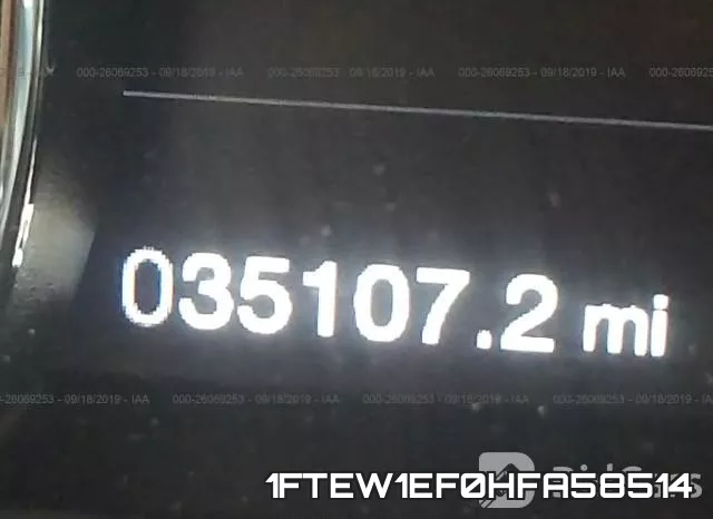 1FTEW1EF0HFA58514 фото 8