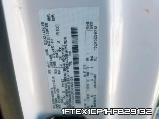 1FTEX1CP1HFB29132 фото 2