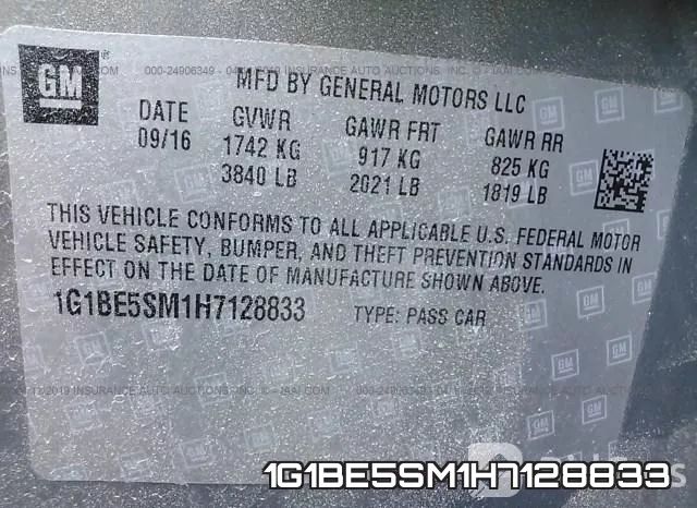 1G1BE5SM1H7128833 фото 10