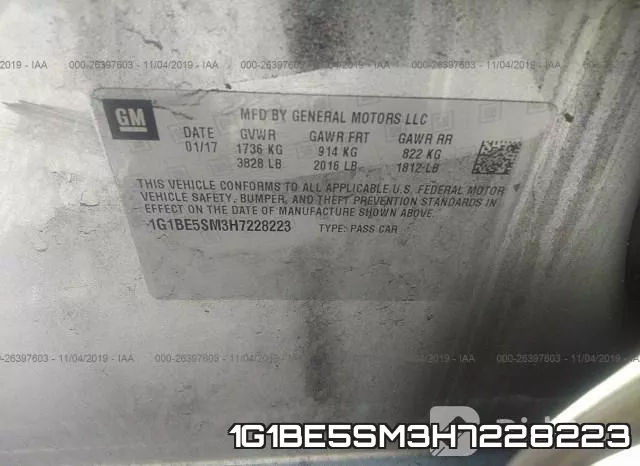 1G1BE5SM3H7228223 фото 10