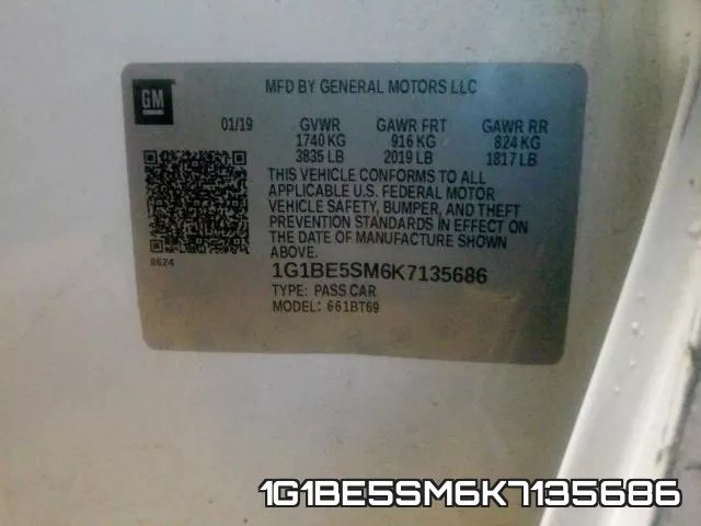 1G1BE5SM6K7135686 фото 2