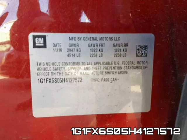 1G1FX6S05H4127572 фото 2
