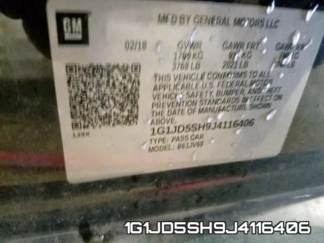 1G1JD5SH9J4116406 фото 2