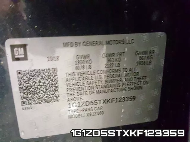 1G1ZD5STXKF123359 фото 2