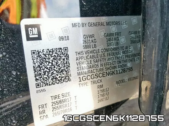 1GCGSCEN6K1128755 фото 2