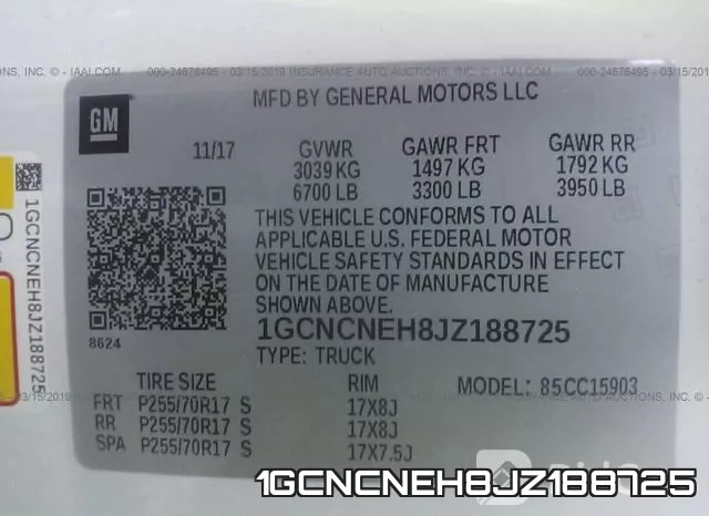 1GCNCNEH8JZ188725 фото 10