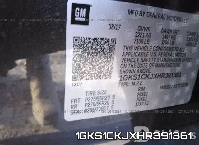 1GKS1CKJXHR391361 фото 10