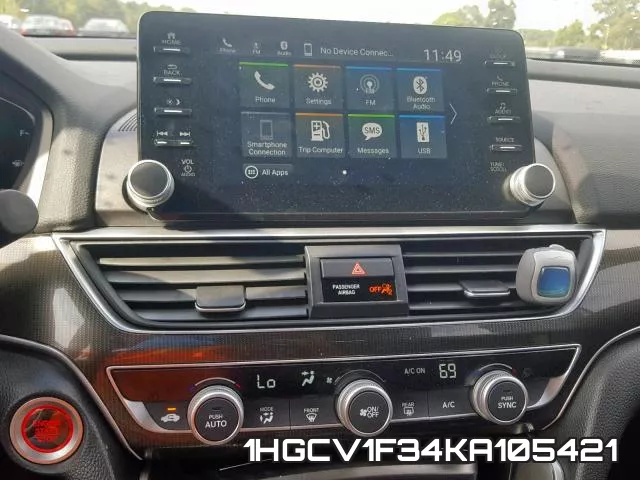 1HGCV1F34KA105421 фото 10