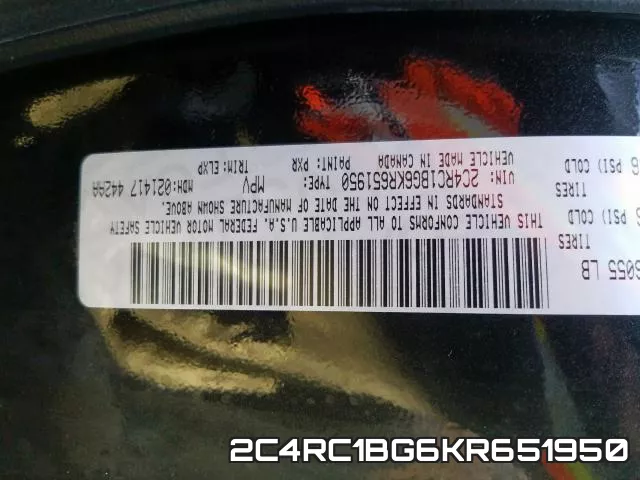 2C4RC1BG6KR651950 фото 2