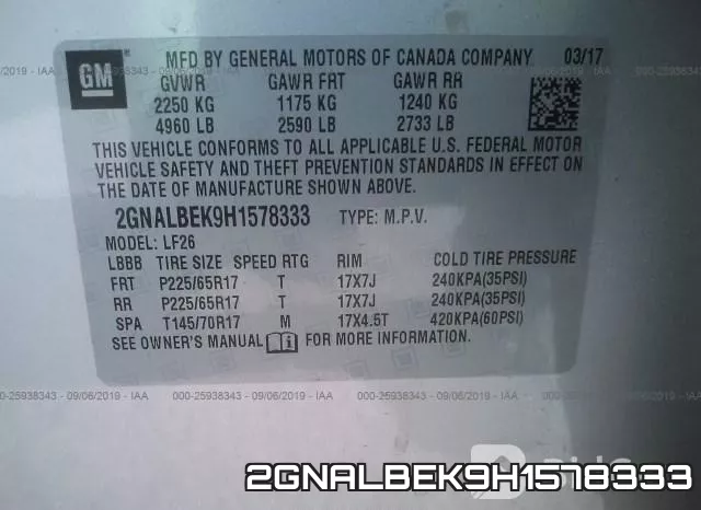 2GNALBEK9H1578333 фото 10