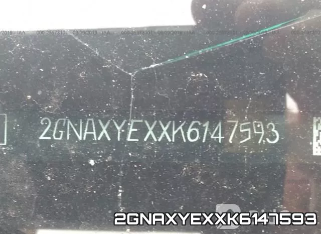 2GNAXYEXXK6147593 фото 10