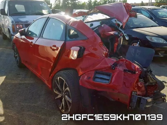2HGFC1E59KH707139 фото 4