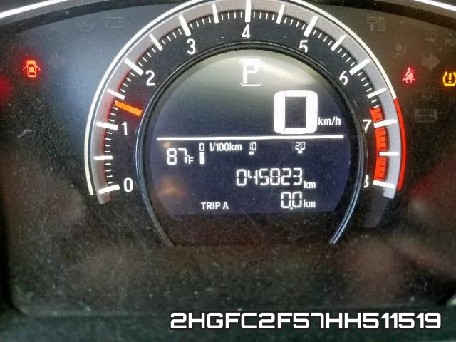 2HGFC2F57HH511519 фото 8