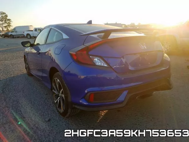 2HGFC3A59KH753653 фото 4