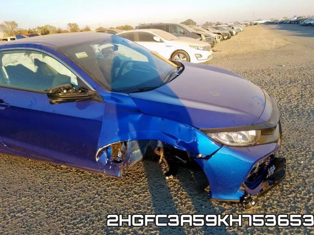 2HGFC3A59KH753653 фото 10