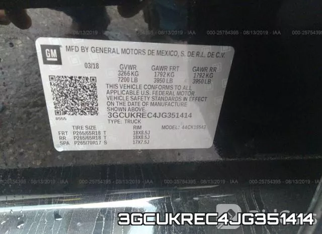 3GCUKREC4JG351414 фото 10