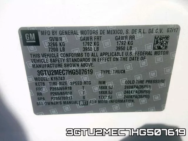 3GTU2MEC7HG507619 фото 2