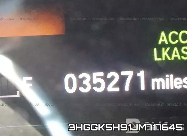 3HGGK5H91JM717645 фото 8