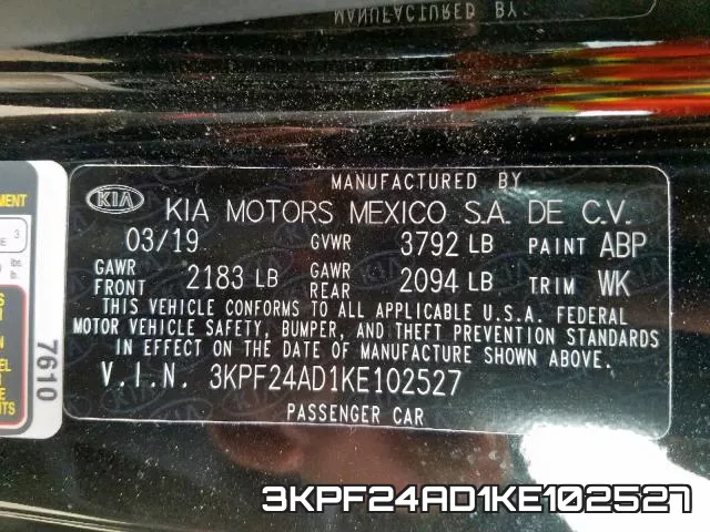 3KPF24AD1KE102527 фото 2