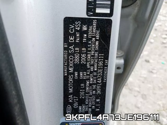 3KPFL4A73JE196111 фото 2