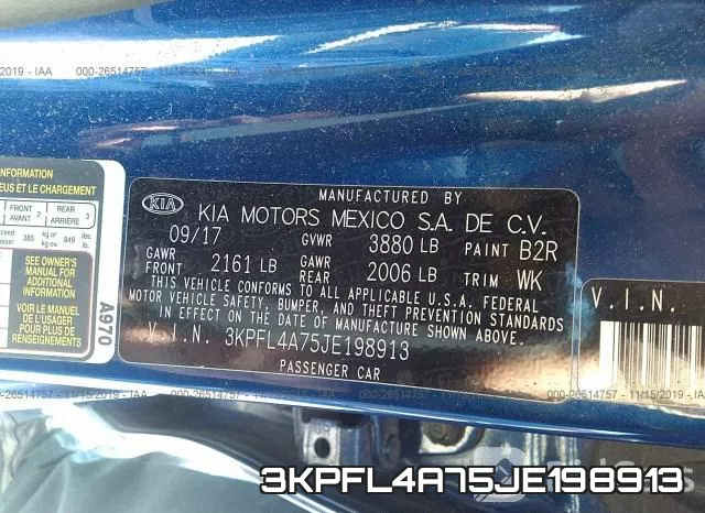 3KPFL4A75JE198913 фото 10