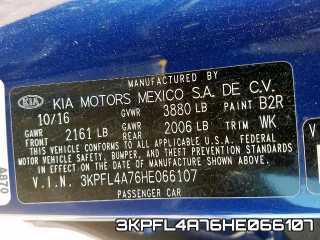 3KPFL4A76HE066107 фото 2