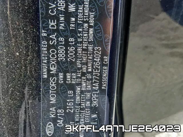 3KPFL4A77JE264023 фото 2