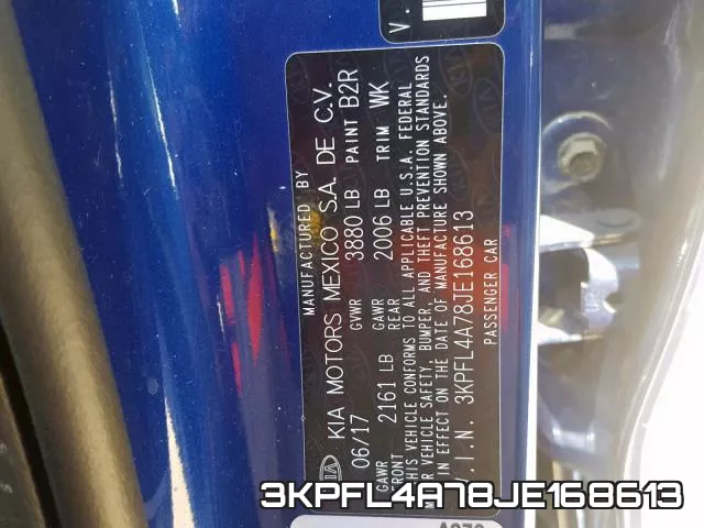 3KPFL4A78JE168613 фото 2