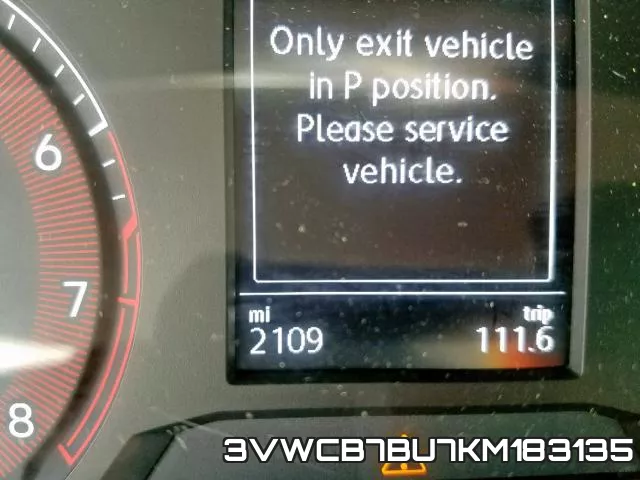 3VWCB7BU7KM183135 фото 9