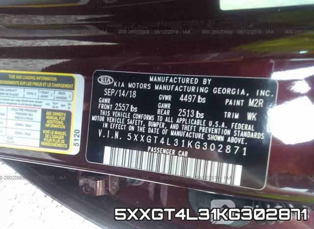 5XXGT4L31KG302871 фото 10
