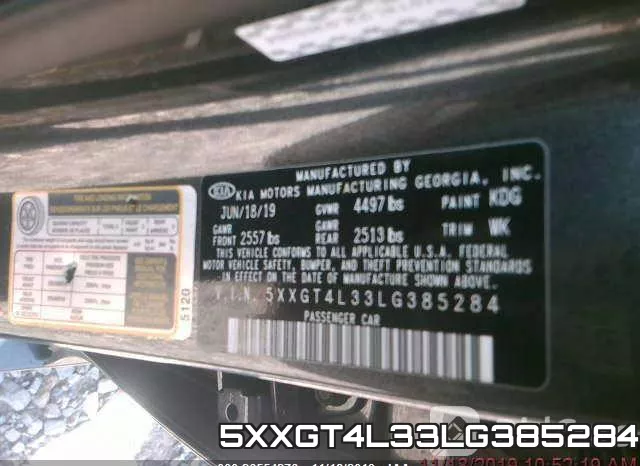 5XXGT4L33LG385284 фото 8