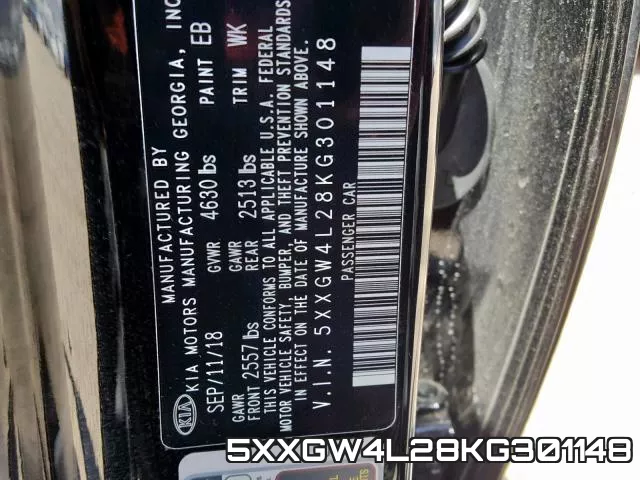 5XXGW4L28KG301148 фото 2
