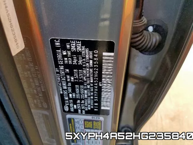 5XYPH4A52HG235840 фото 2