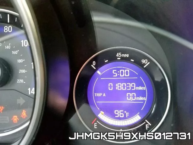 JHMGK5H9XHS012731 фото 9
