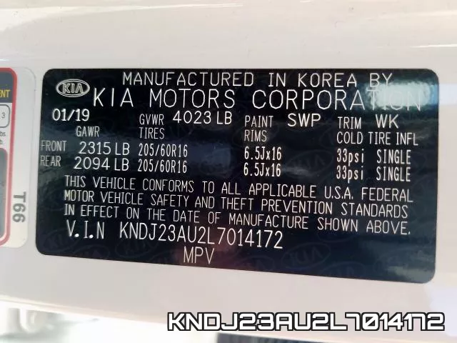 KNDJ23AU2L7014172 фото 2