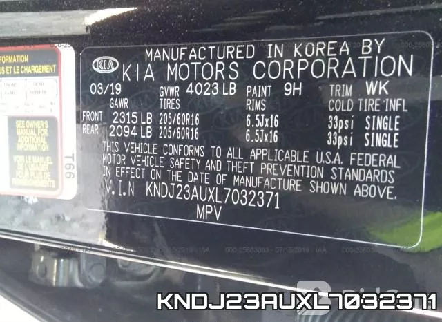 KNDJ23AUXL7032371 фото 10