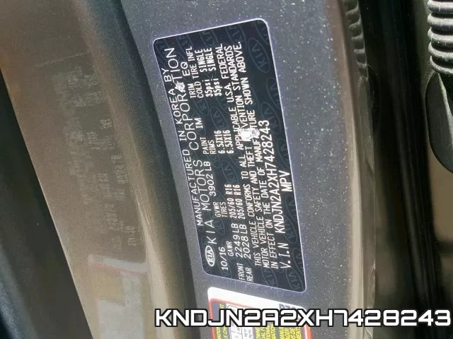 KNDJN2A2XH7428243 фото 2