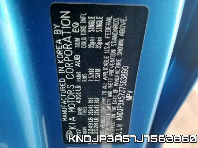 KNDJP3A57J7563860 фото 2
