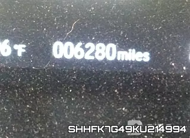 SHHFK7G49KU214994 фото 8
