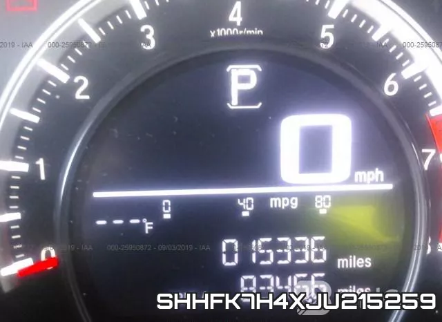 SHHFK7H4XJU215259 фото 8