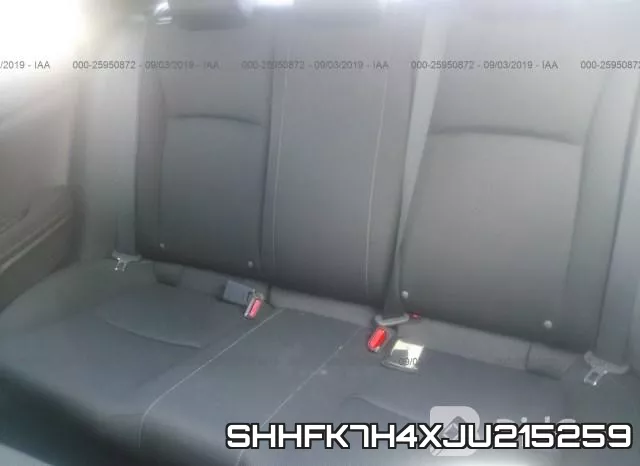 SHHFK7H4XJU215259 фото 9