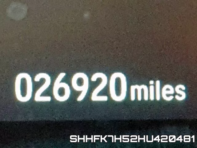 SHHFK7H52HU420481 фото 9