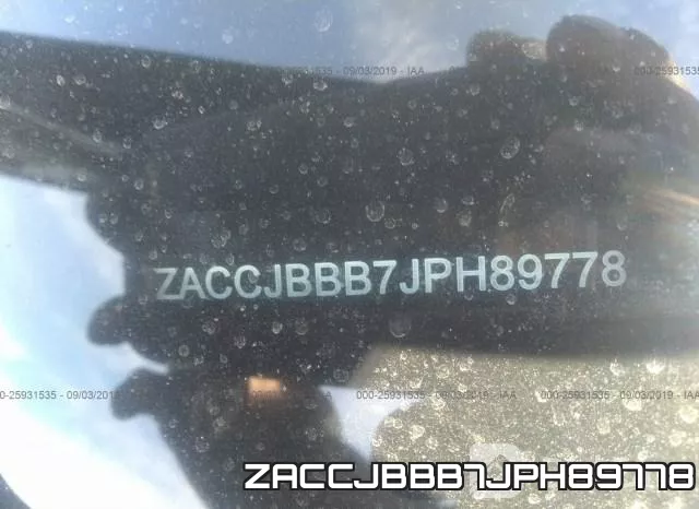 ZACCJBBB7JPH89778 фото 10