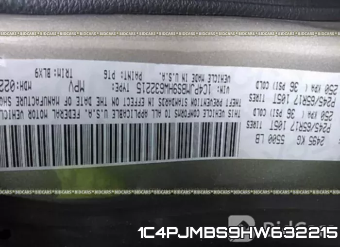 1C4PJMBS9HW632215 фото 10